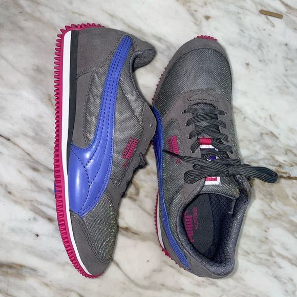 Puma Steeple Glitter Juniors - Picture 1 of 10
